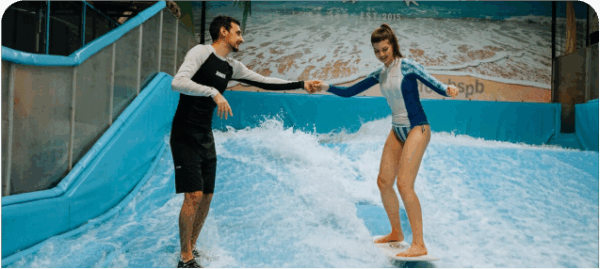 Skydiving Pool SURF POOL - THE DROP INDOOR SKYDIVING